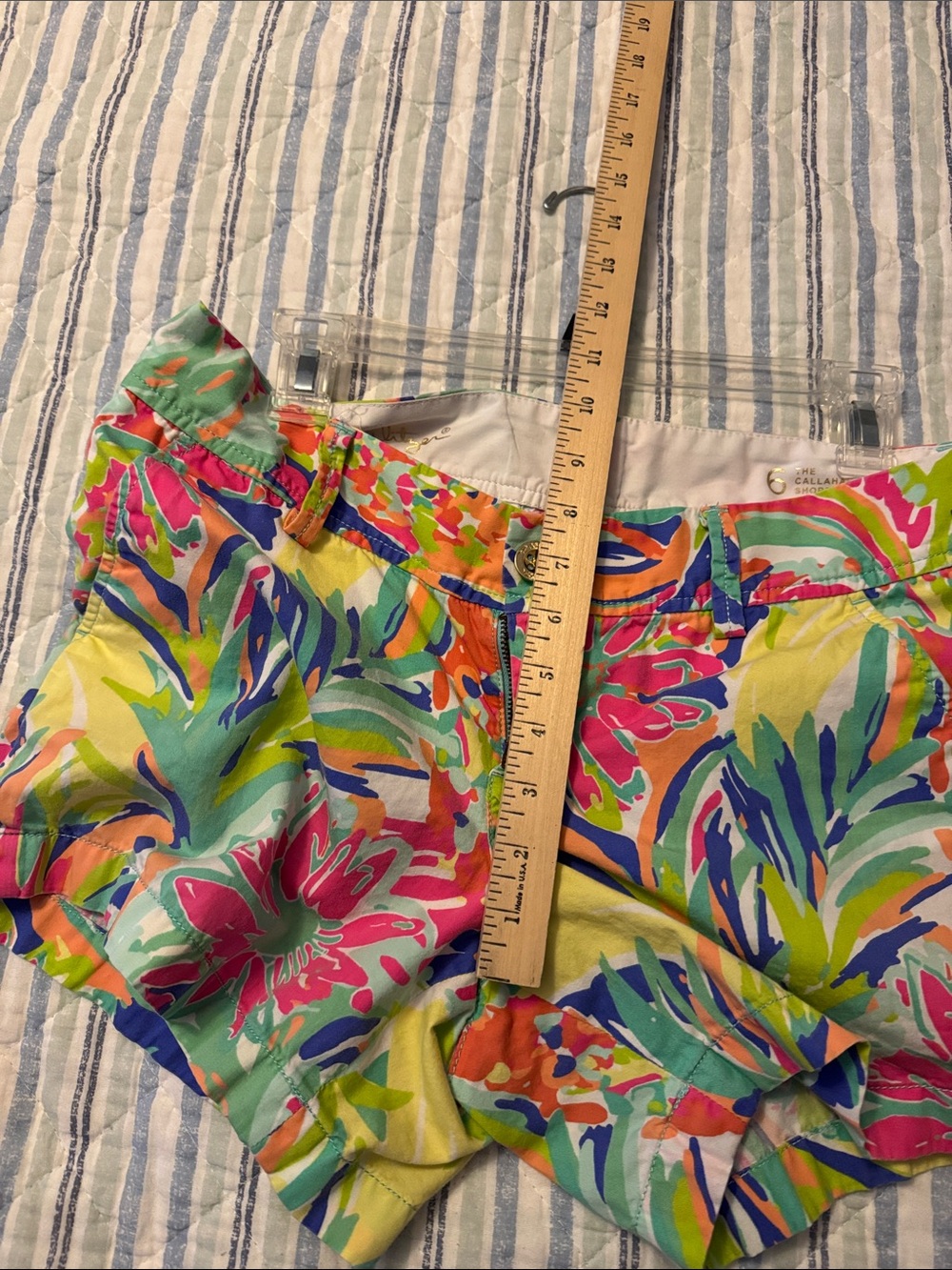 Lilly Pulitzer The Callahan Short Tropical Floral Multicolor Shorts - Picture 9 of 9